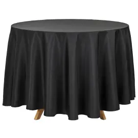 Rund Borddug Sort 230 cm