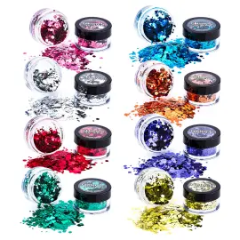 PaintGlow Chunky Ansigts- og Kropsglitter Metallic