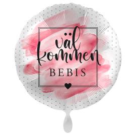 Välkommen Bebis Ballon Rosa