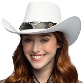 Cowboyhat Tyrehoved Hvid