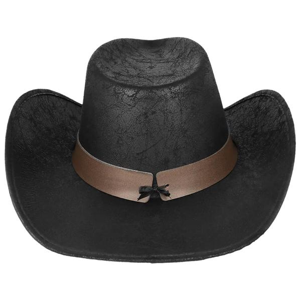 Cowboyhat Tyrehoved Sort
