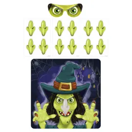 Sätt Näsa på Häxan Halloween Spil