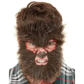Varulvemaske med Pels