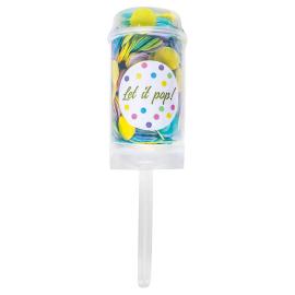 Konfetti Push Pop Flerfarved Pastel