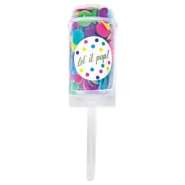 Konfetti Push Pop Flerfarved