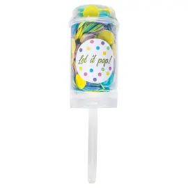 Konfetti Push Pop Flerfarved Pastel
