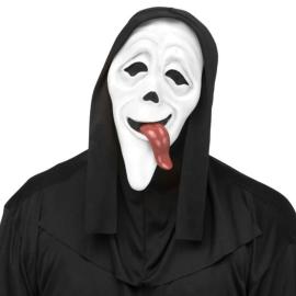 Ghostface Maske med Tunge