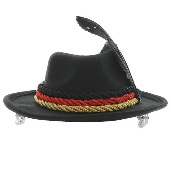 Mini Tyrolerhat Bayersk Sort