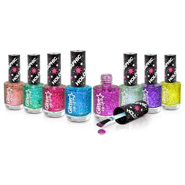 PaintGlow Holografisk Glitter Neglelak