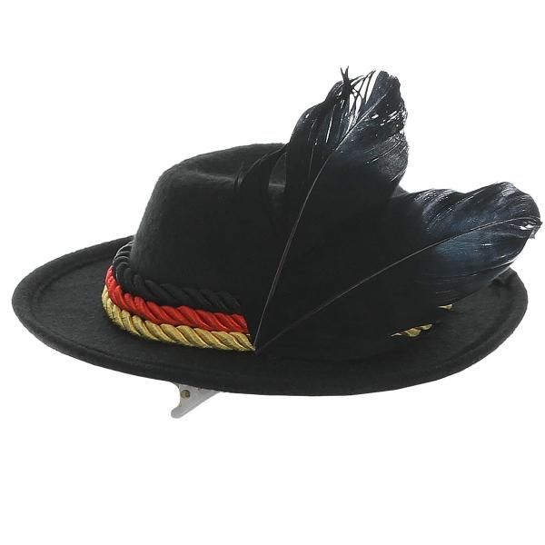 Mini Tyrolerhat Bayersk Sort