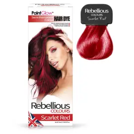 PaintGlow Semi-Permanent Hårfarve Scarlet Red