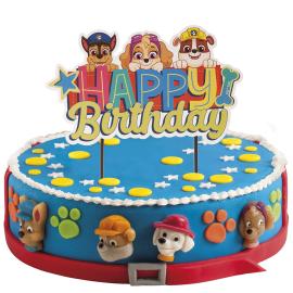 Paw Patrol Happy Birthday Kagepynt