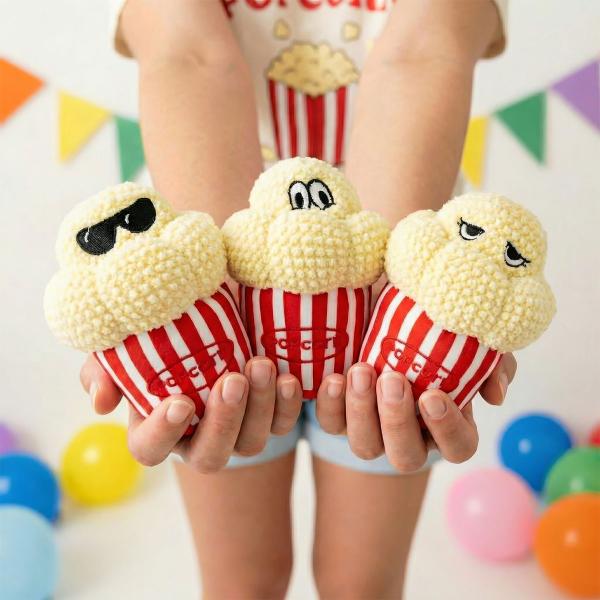 Tøjdyr Popcorn 15 cm