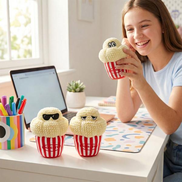 Tøjdyr Popcorn 15 cm