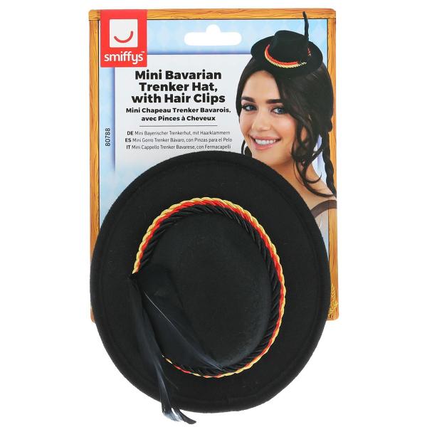 Mini Tyrolerhat Bayersk Sort