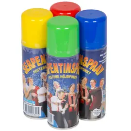 Serpentin Spray Blå