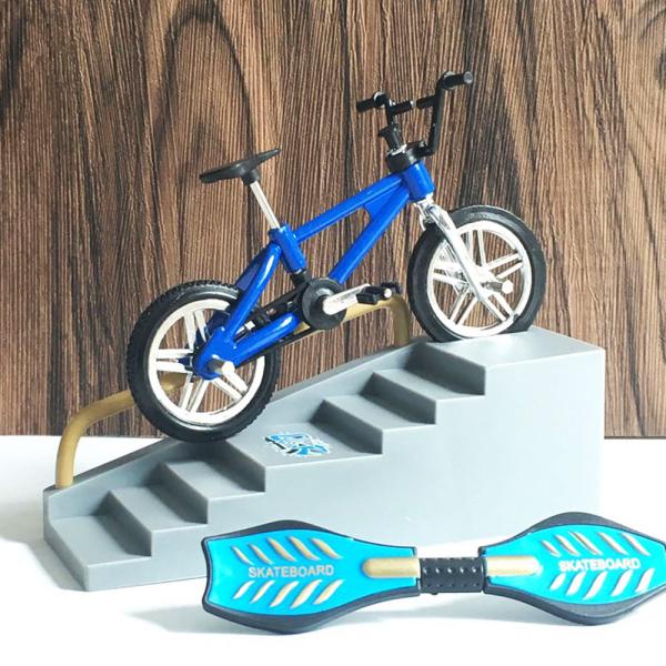 Fingercykel & Skateboard med Tilbehør