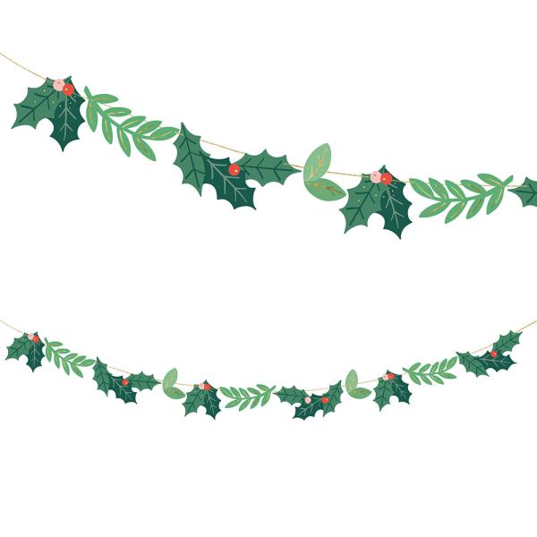 Juleguirlande med Mistelten