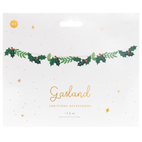 Juleguirlande med Mistelten