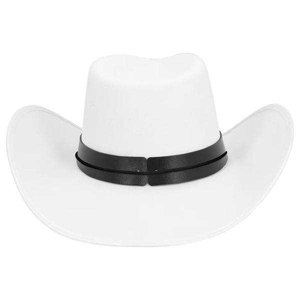 Cowboyhat Tyrehoved Hvid