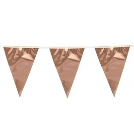 Flagguirlande Rosaguld XL