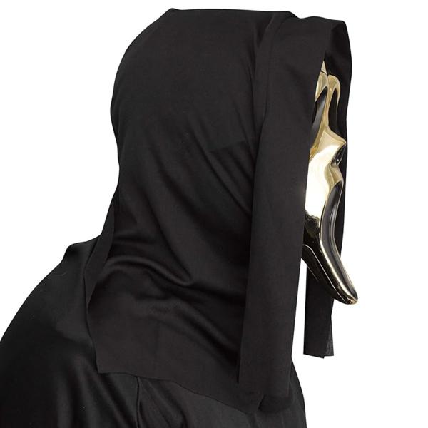 Ghostface Maske Metallic Guld
