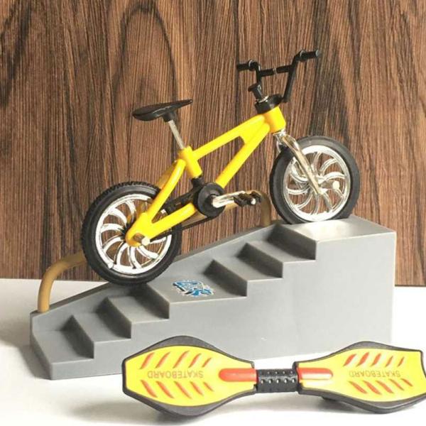 Fingercykel & Skateboard med Tilbehør