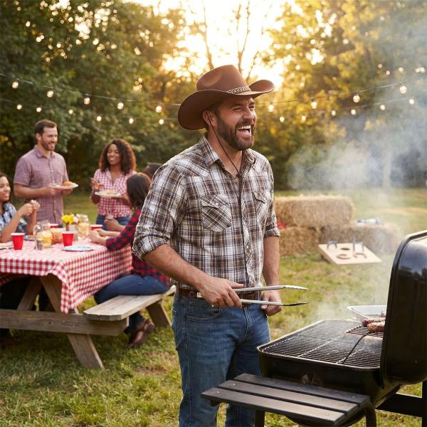 Cowboyhat Det Vilde Vesten Brun