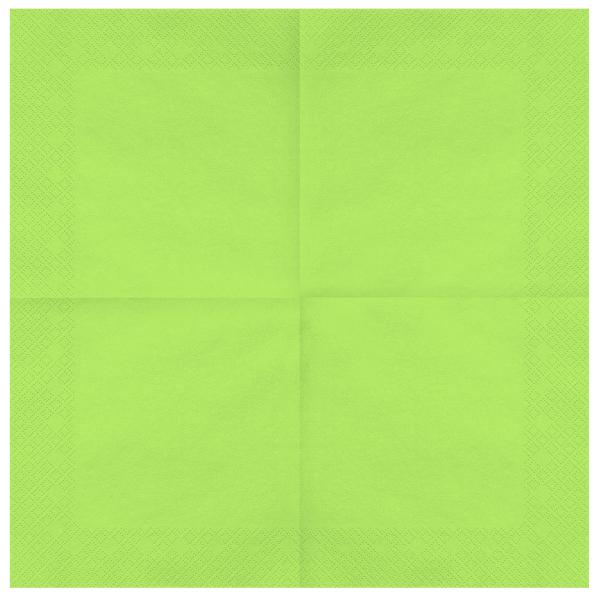 Papirservietter Limegrøn 20-pak