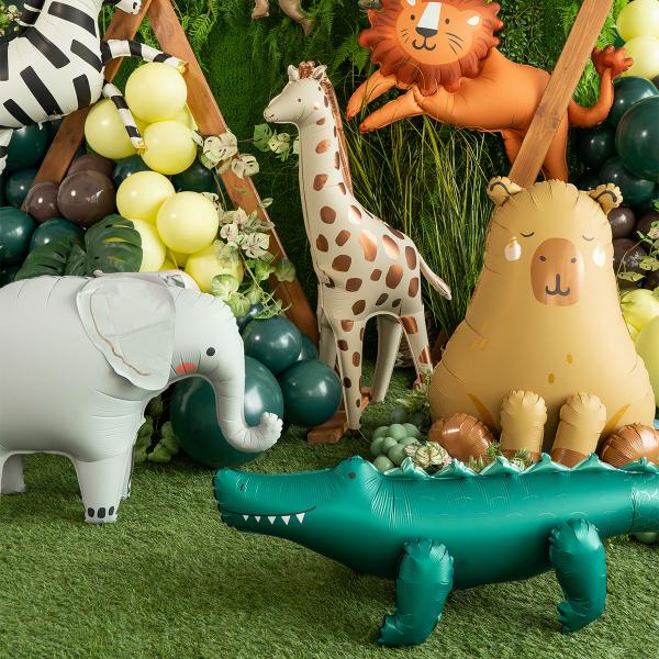 Stående Folieballon Krokodille 126 x 36 cm