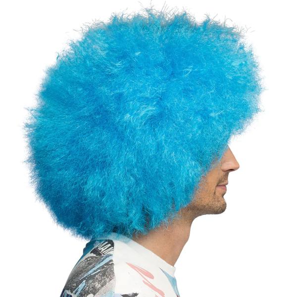 Afroparyk Neonblå