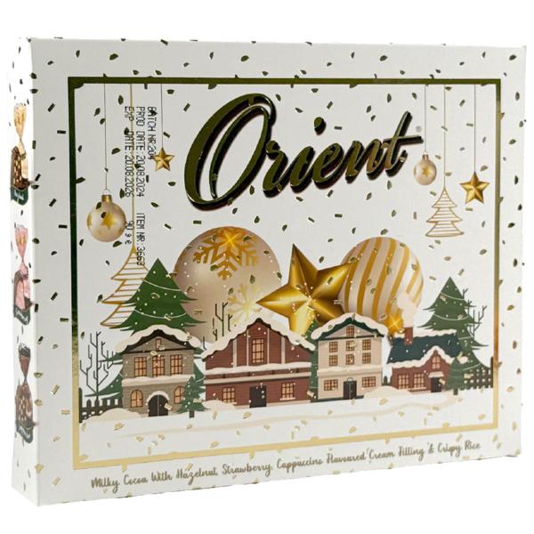Orient Hvid Juleæske med Chokoladetrøfler 90g