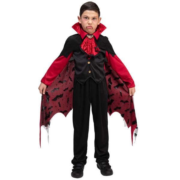 Gotisk Vampyr Kostume Børn