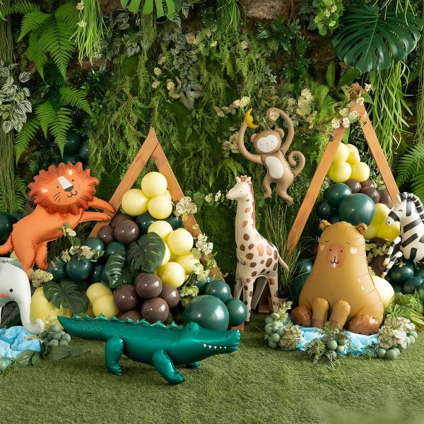 Stående Folieballon Krokodille 126 x 36 cm