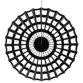 H&aelig;ngende Dekoration Edderkoppespind Sort