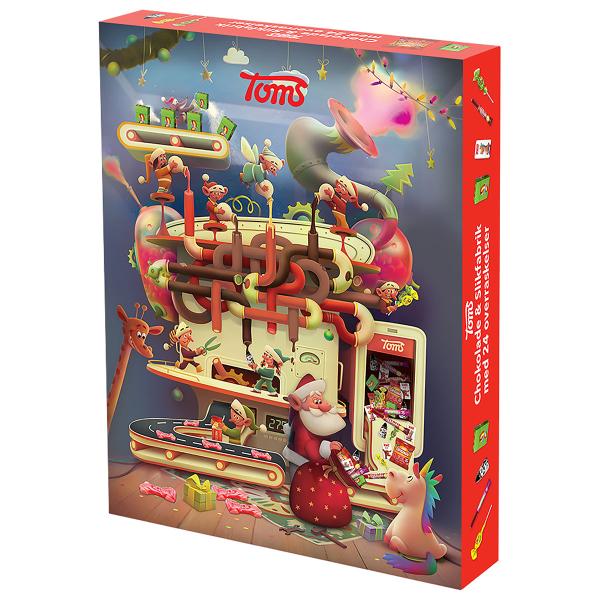 Toms Julekalender Slikfabrik 385g