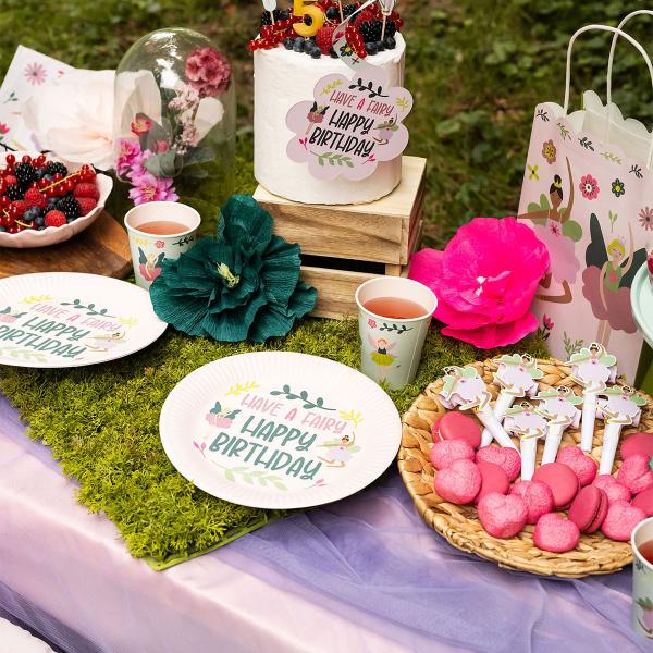 Paptallerkener Fabulous Fairy 8-pak