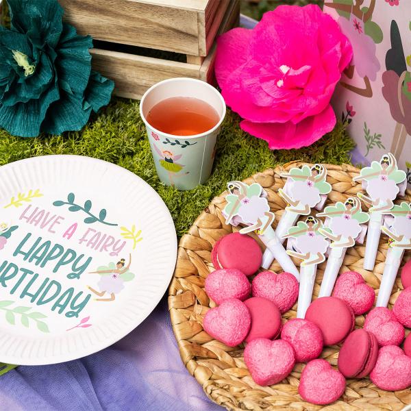 Paptallerkener Fabulous Fairy 8-pak