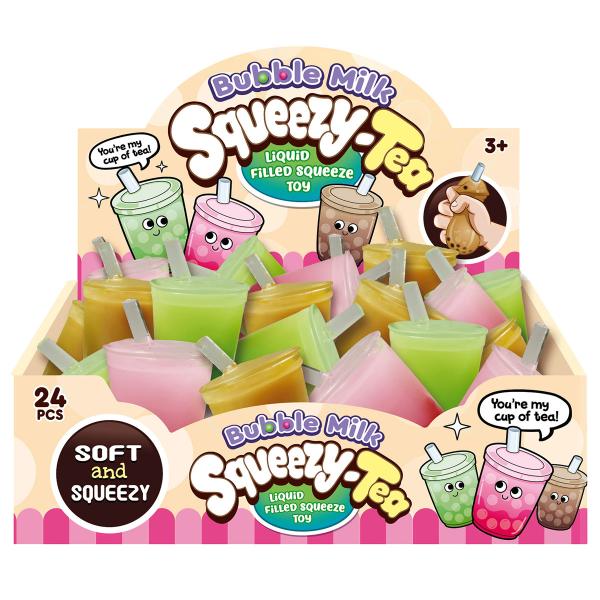 Squeeze Bubble Tea Legetøj 9 cm
