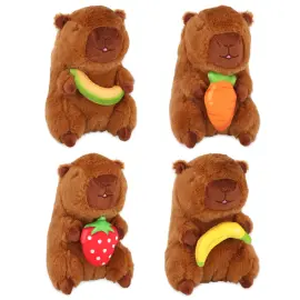 T&oslash;jdyr Kapivar med Frugt 17 cm