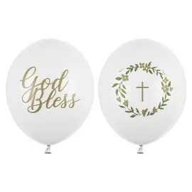 Latexballoner God Bless 50-pak