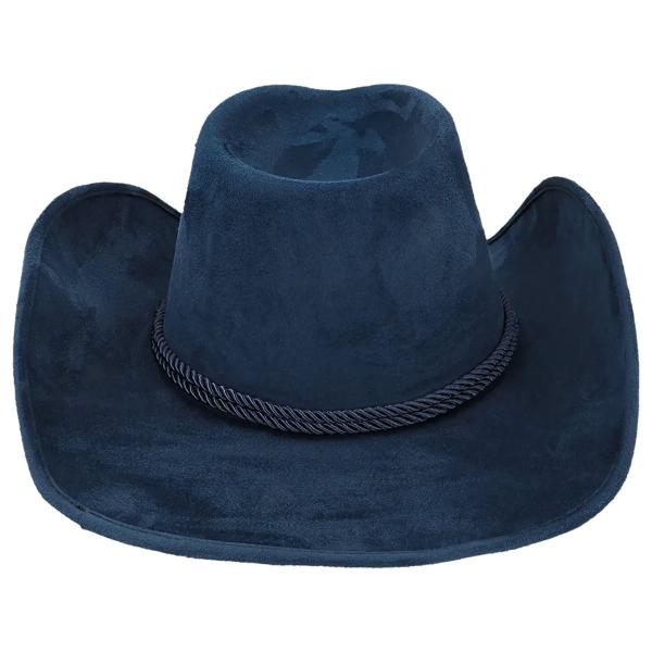Cowboyhat med Sherifstjerne Mørkeblå