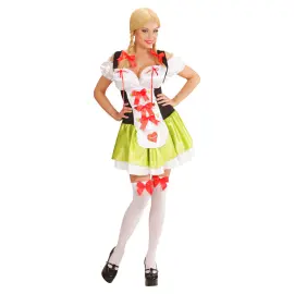 Dirndl Kjole og Hårsløjfer Kostume