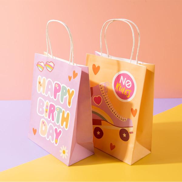 Gaveposer Happy Birthday Boho Girlz 6-pak