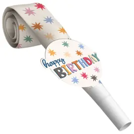 Happy Birthday Ryslere med Stjerner 6-pak