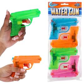 Vandpistol Neon 11 cm 4-pak