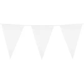 Flagguirlande Hvid XL