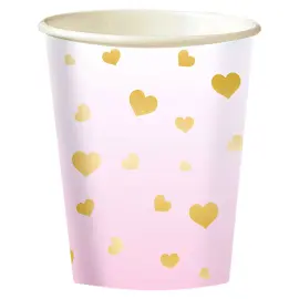 Papkrus 1st Birthday Ombre Lyserød