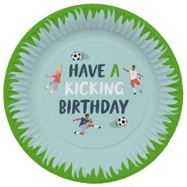 Paptallerkener Fodbold F&oslash;dselsdagsfest 8-pak