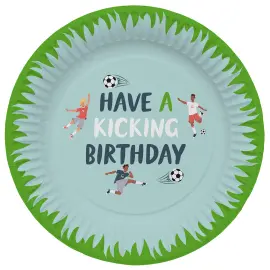 Paptallerkener Fodbold F&oslash;dselsdagsfest 8-pak